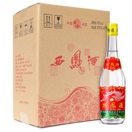 45度西凤酒西凤375七两半375ml6瓶整箱价钱要多少